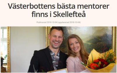 Livsfabrikens mentor årets mentor i Västerbotten 2018